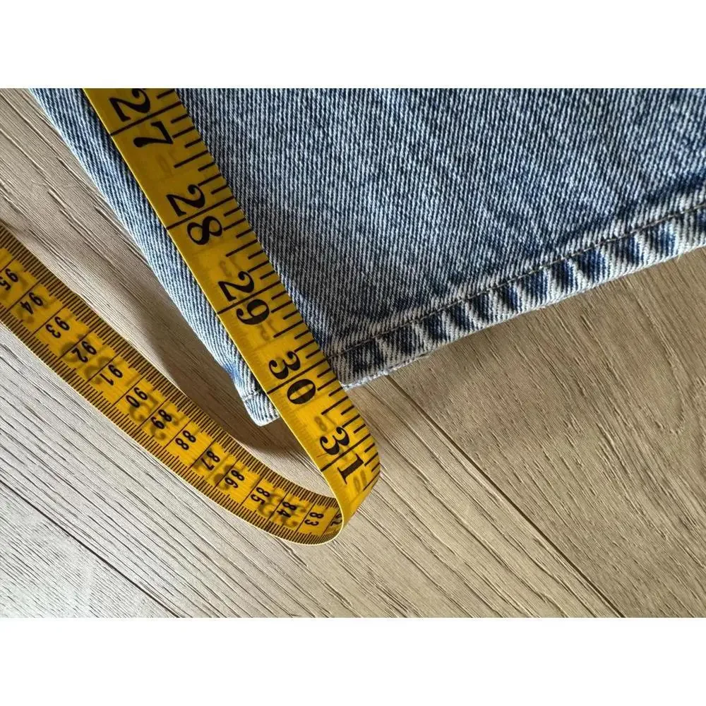 Madewell Baggy Straight Jeans - Light Blue Wash - W24 L30 - Picture 6 of 9